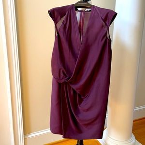 Helmut Lang contemporary mixed media dress